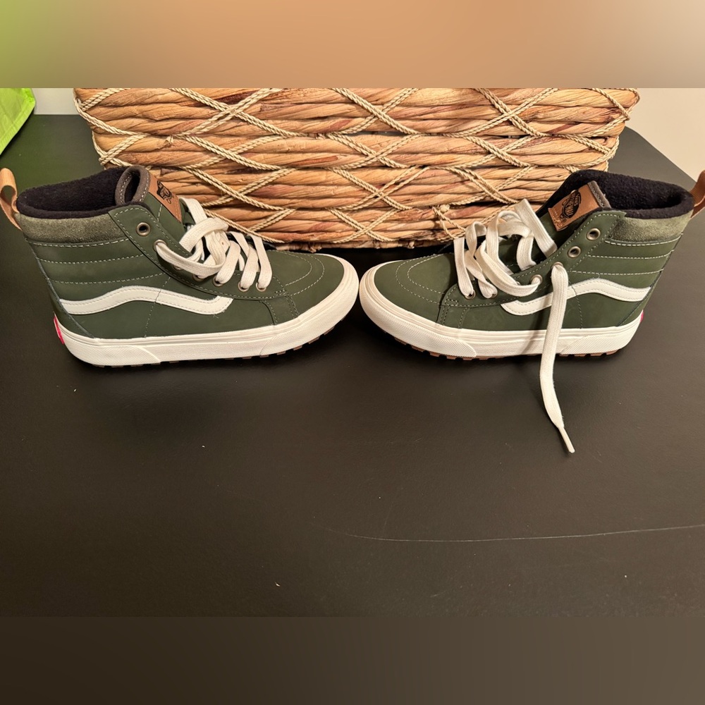 Vans Kids High-Top Sneakers - Green